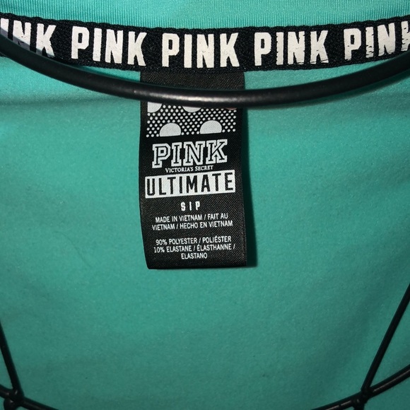 Victoria's Secret Pink Quarter Zip Pullover Sweatshirt Athletic Top Y2K 2000 sm‌ - Picture 4 of 8